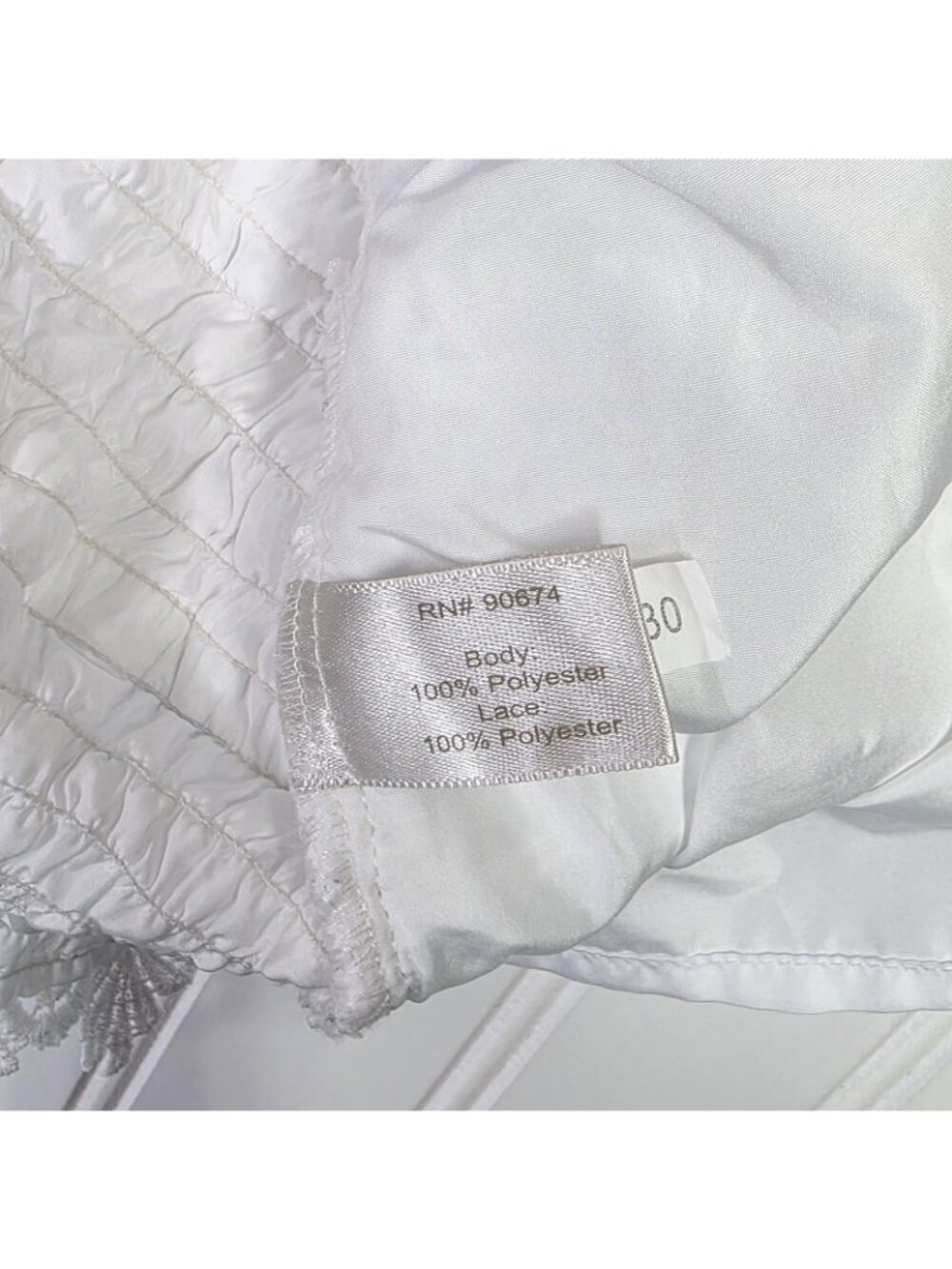 Boston Proper Camisole Top Womens Small White Lace Crochet Cottage Boho Festive - Picture 15 of 15